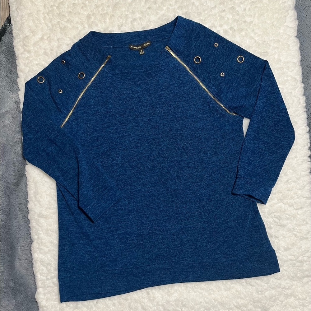 Always Indigo Sweater